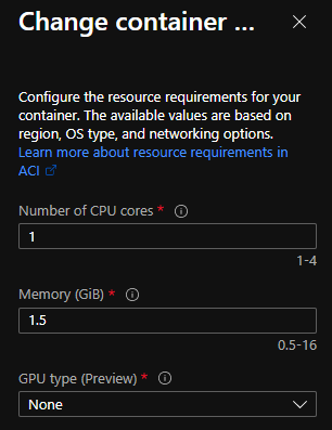 ACI resource limitations in West Europe